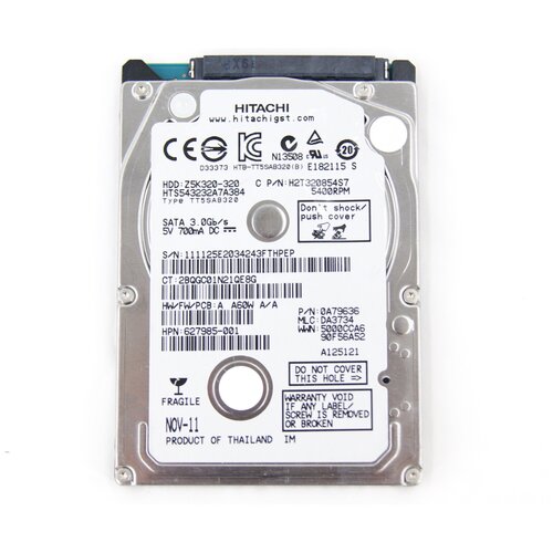 Жесткий диск 2.5 SATA 320Gb Hitachi HTS543232A7A384