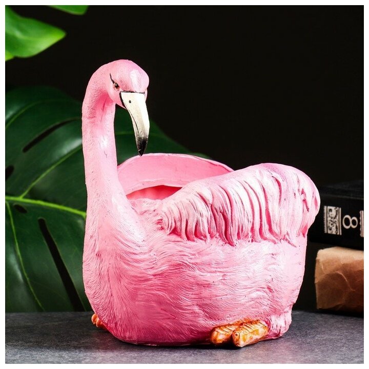 Фигурное кашпо "Фламинго" 9100168