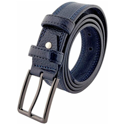 фото Ремень мужской из натуральной кожи с классической пряжкой 115 см (арт. 3169) premium belt