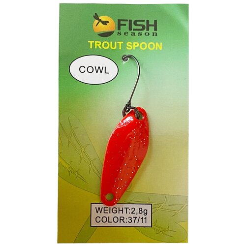 фото Блесна форелевая fish season cowl, 2.8g , цвет-11 , 1шт/уп