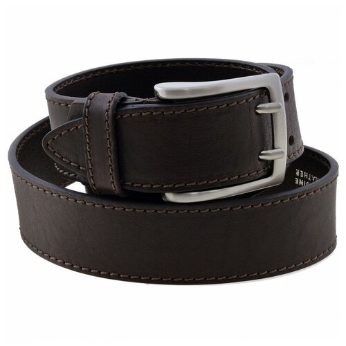 фото Мужской кожаный ремень tony perotti 899/40/2-110 коричневый