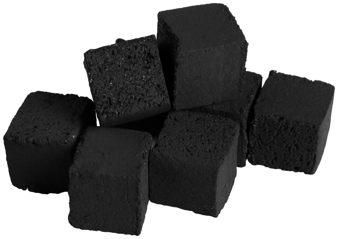 Кокосовый уголь COCOBRICO 96 кубиков 1 кг. - фотография № 1