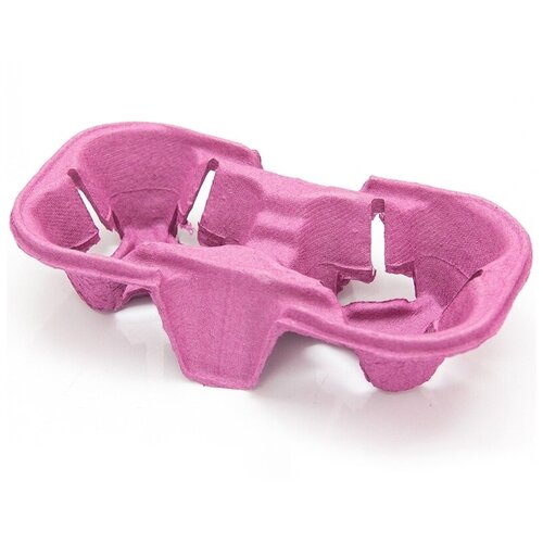 Держатель для 2-х стаканов розовый соэмз, набор 150 шт (ПОС36884)