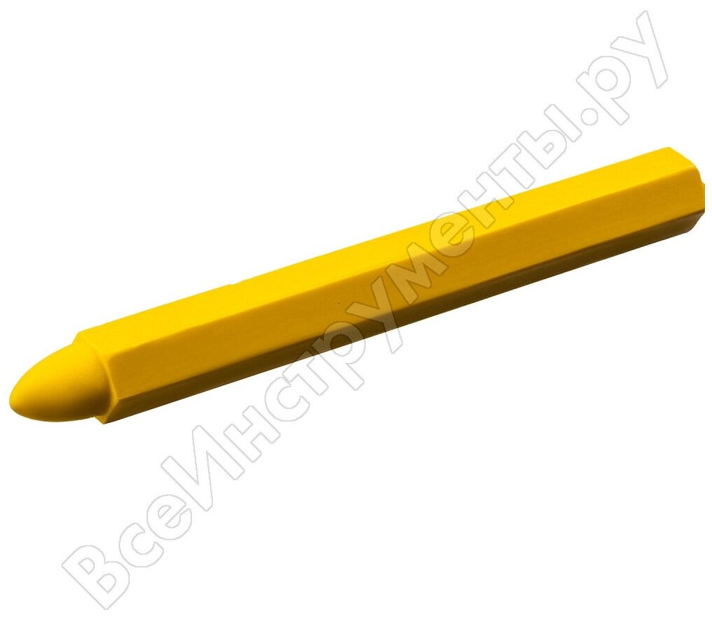 Восковые разметочные мелки Зубр 06330-5, 6 штук, желтые - фото №14