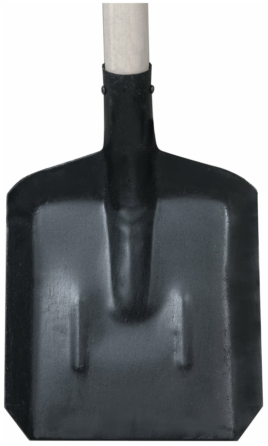 Лопата совковая КНР 23х27 см, с ребрами жесткости, высота 145 см, деревянный черенок (КМ000883) - фотография № 2