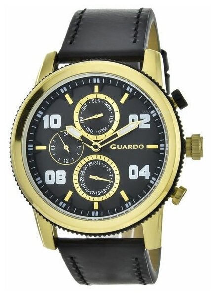 Наручные часы Guardo Box Set, мультиколор, золотой