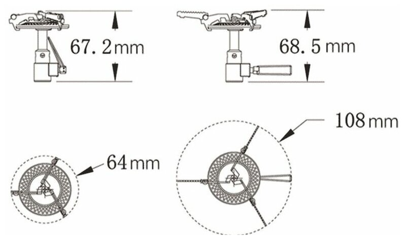 Горелка Fire-Maple FMS-116T Heat Core серый