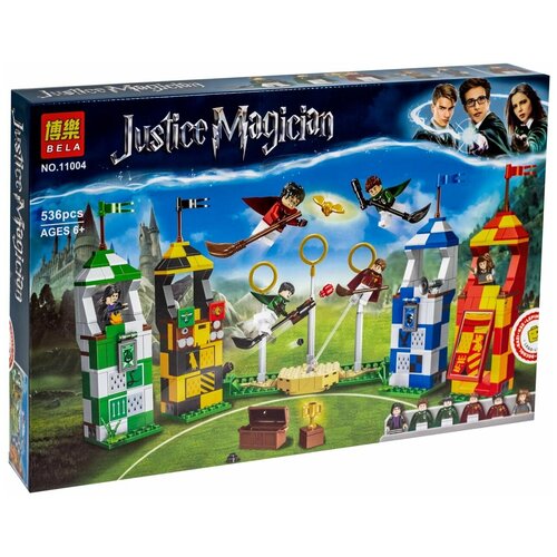 Конструктор Гарри Поттер / Конструктор Замок Хогвартс / Конструктор для мальчиков, девочек, взрослых / Матч по квиддичу