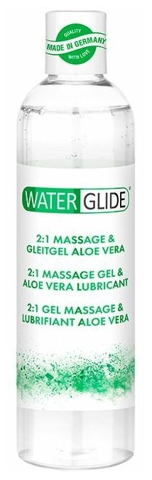 Гель-смазка 2-в-1 MASSAGE & LUBRICANT ALOE VERA - 300 мл.