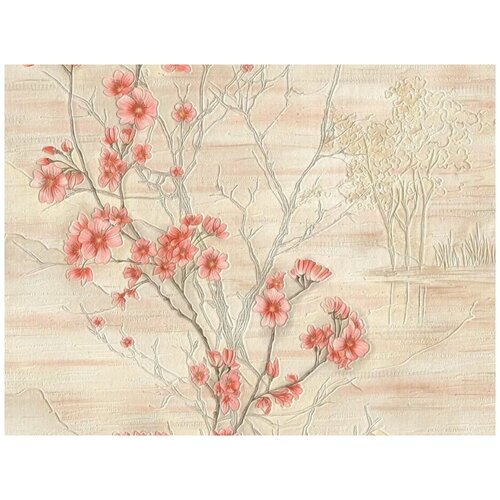 Обои виниловые моющиеся 0,53*10м Sal Decor 757867-02