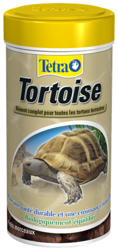 Корм для сухопутных черепах Tetra Tortoise 250 мл, подходит для игуан и других травоядных рептилий любого возраста