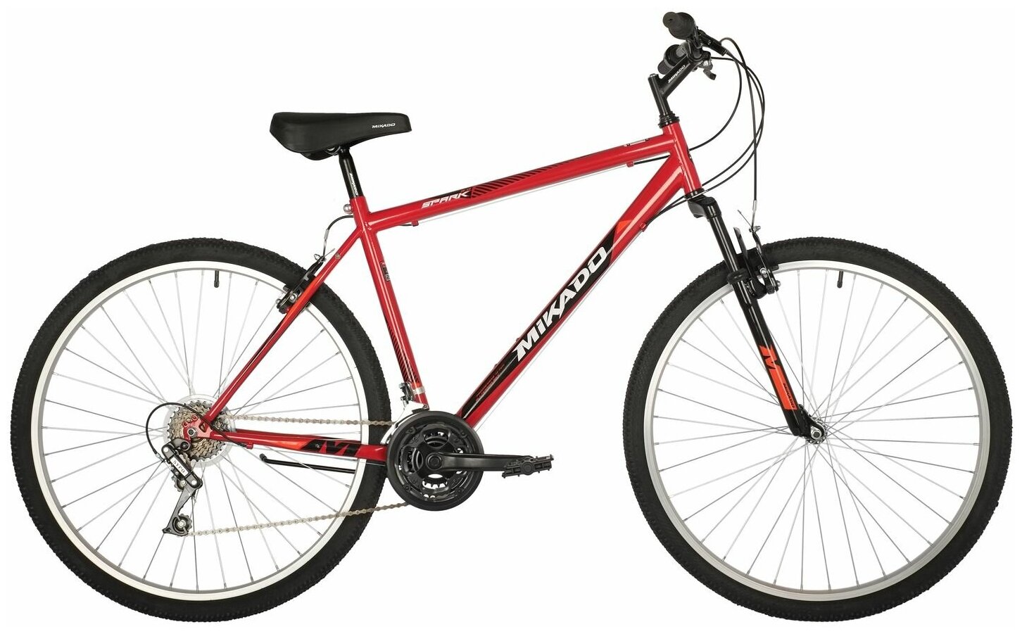 Велосипед MIKADO SPARK 3.0 29" (2022) (Велосипед MIKADO 29" SPARK 3.0 красный, сталь, размер 20")