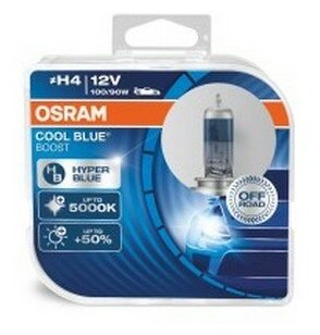 OSRAM Лампа галоген. H4 12 V 100/90 W CoolBlueBoost EvroBox (к-т) "Osram"