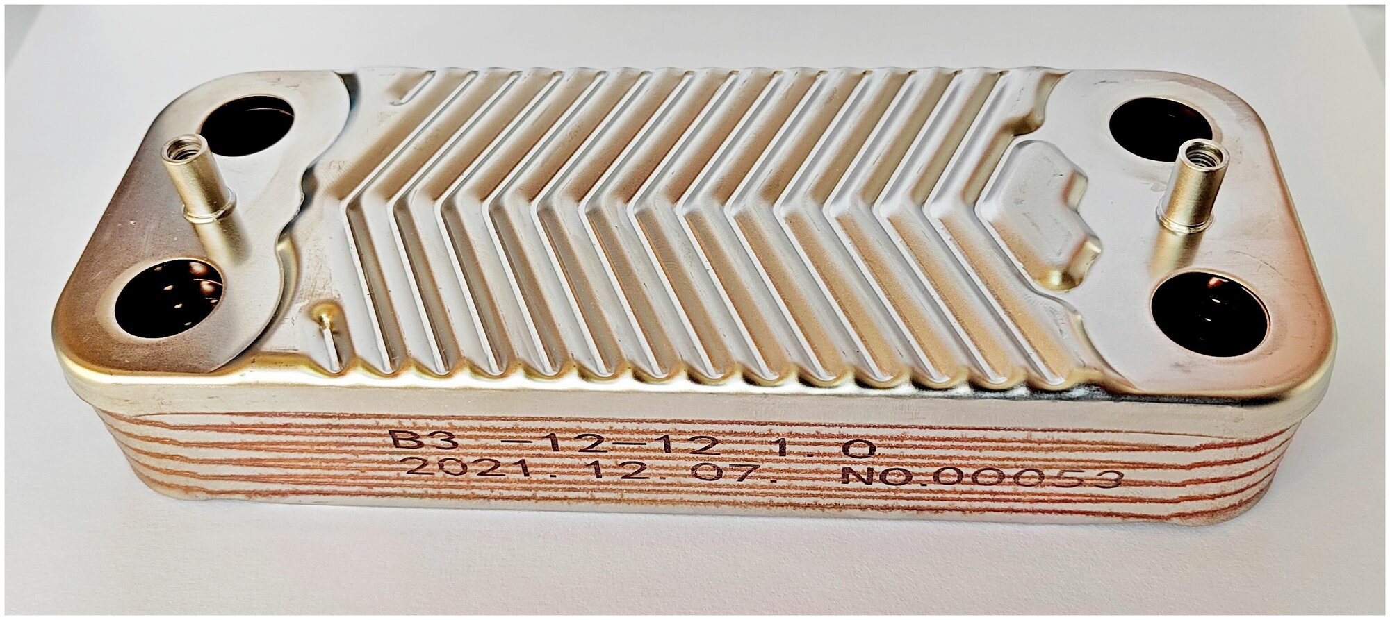 фото Теплообменник ГВС IMMERGAS Nke Mini 24 kW, Eolo Mini 24 kW артикул 1.022219, 12 пластин.