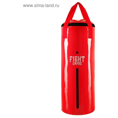 фото Мешок боксёрский fight empire, на ленте ременной, красный, 80 см, d=31 см, 25 кг