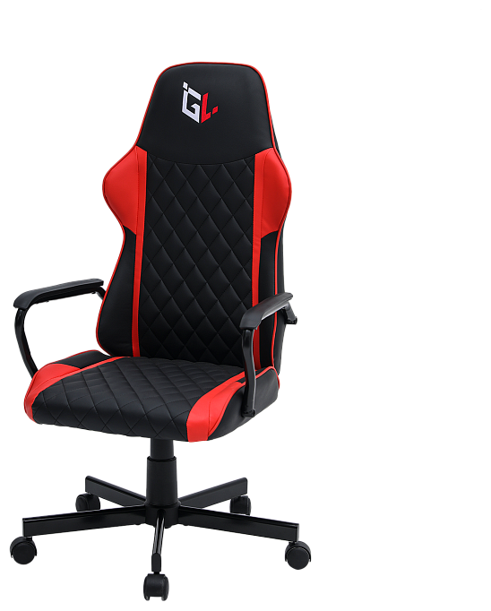 Кресло компьютерное игровое, офисное, геймерский игровой стул GAMELAB SPIRIT, Red (красный)