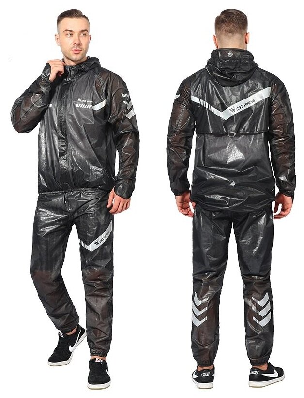 Cycling rain suit West Biking 0204449