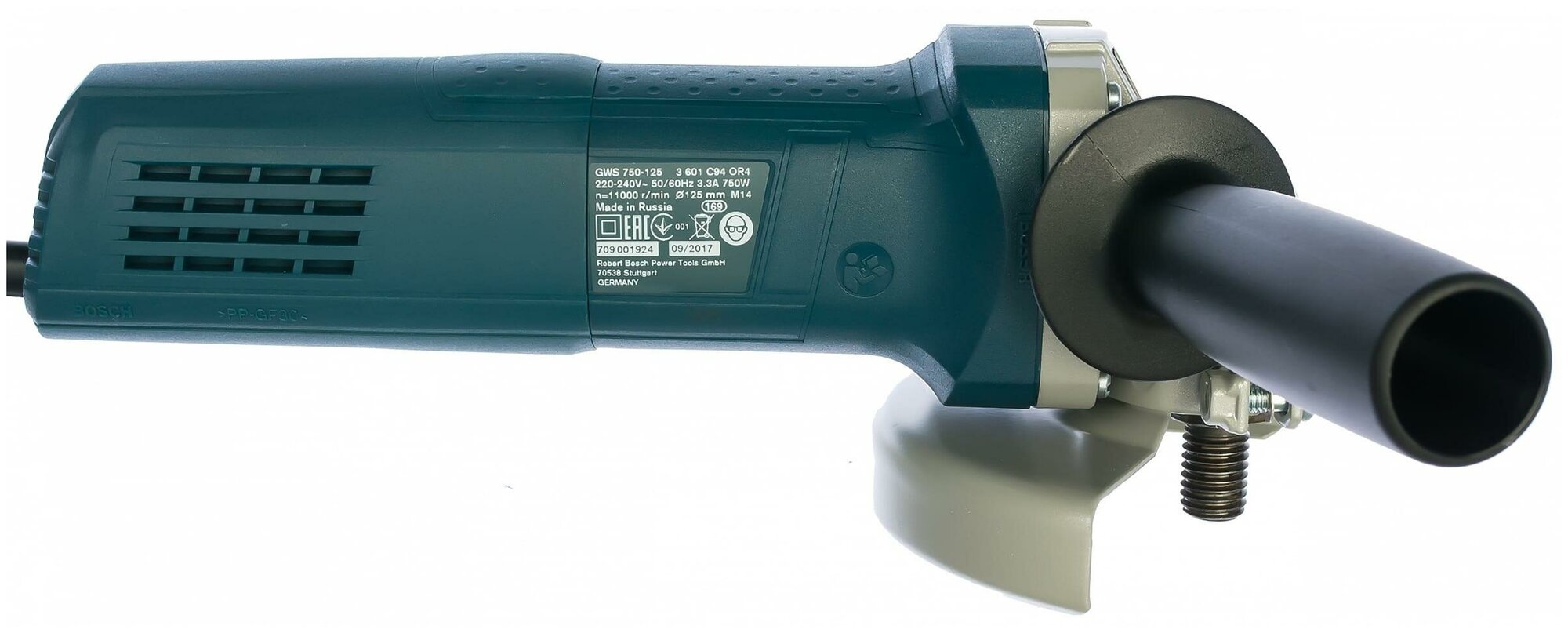 Углошлифовальная машина Bosch GWS 750-125 125 мм 06013940R3 - фото №4