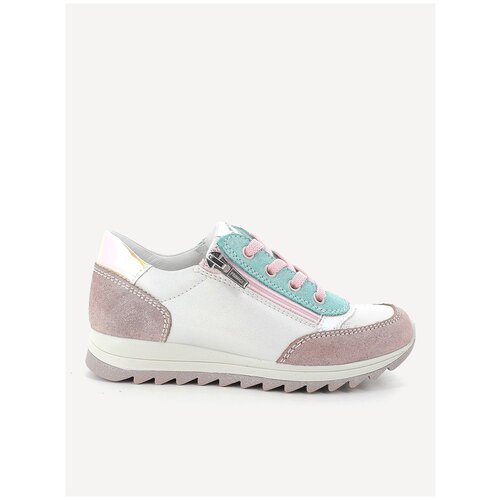 Кроссовки Primigi, Ж цвет белый/розовый/зеленый, размер 36