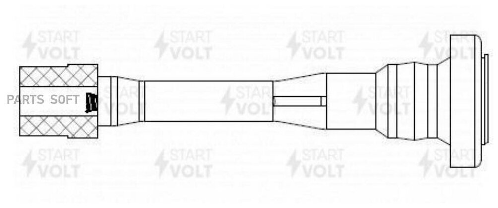 Наконечник катушки зажигания для автомобилей Mitsubishi Lancer IX (03-) 2.0i/Outlander I (01-) 2.4i StartVolt - фото №5