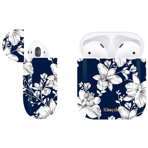 Чехол Kingxbar для Apple Airpods Lily bling diamond airpods case