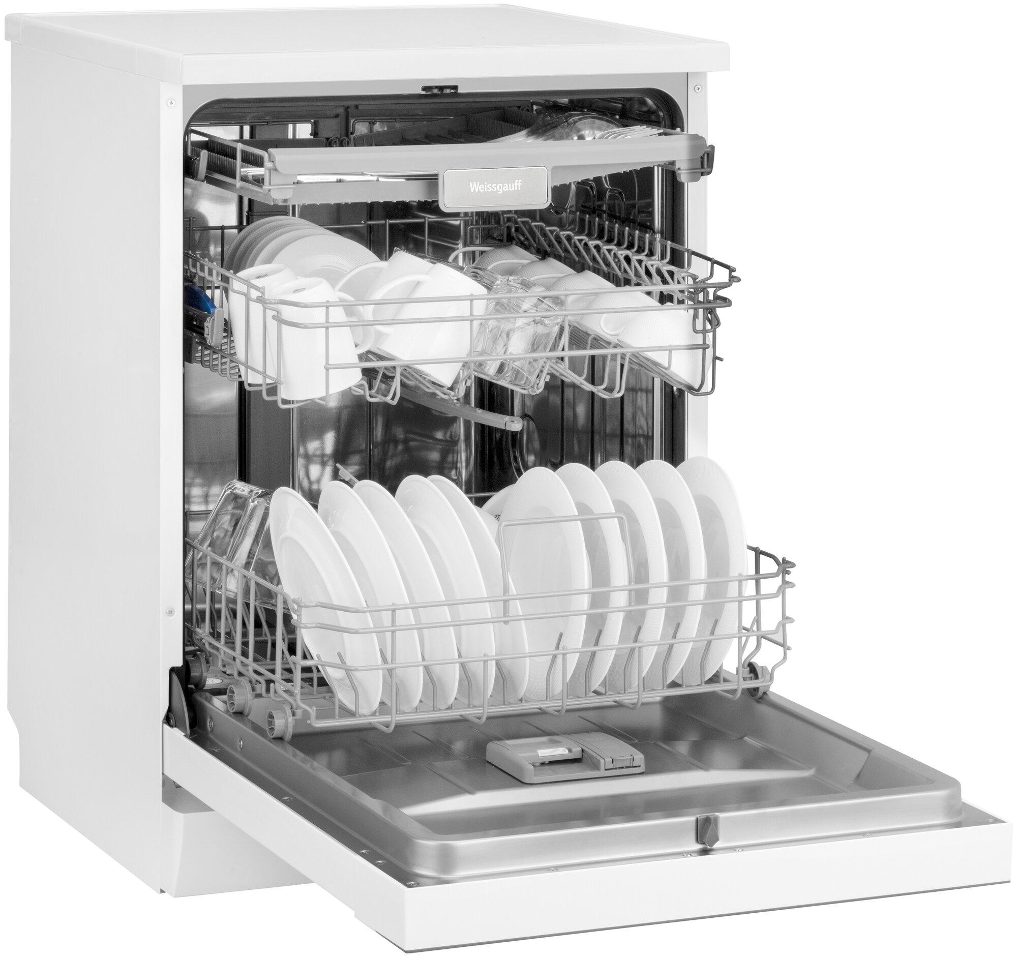 Посудомоечная машина с авто-открыванием и инвертором Weissgauff DW 6038 Inverter Touch - фотография № 6