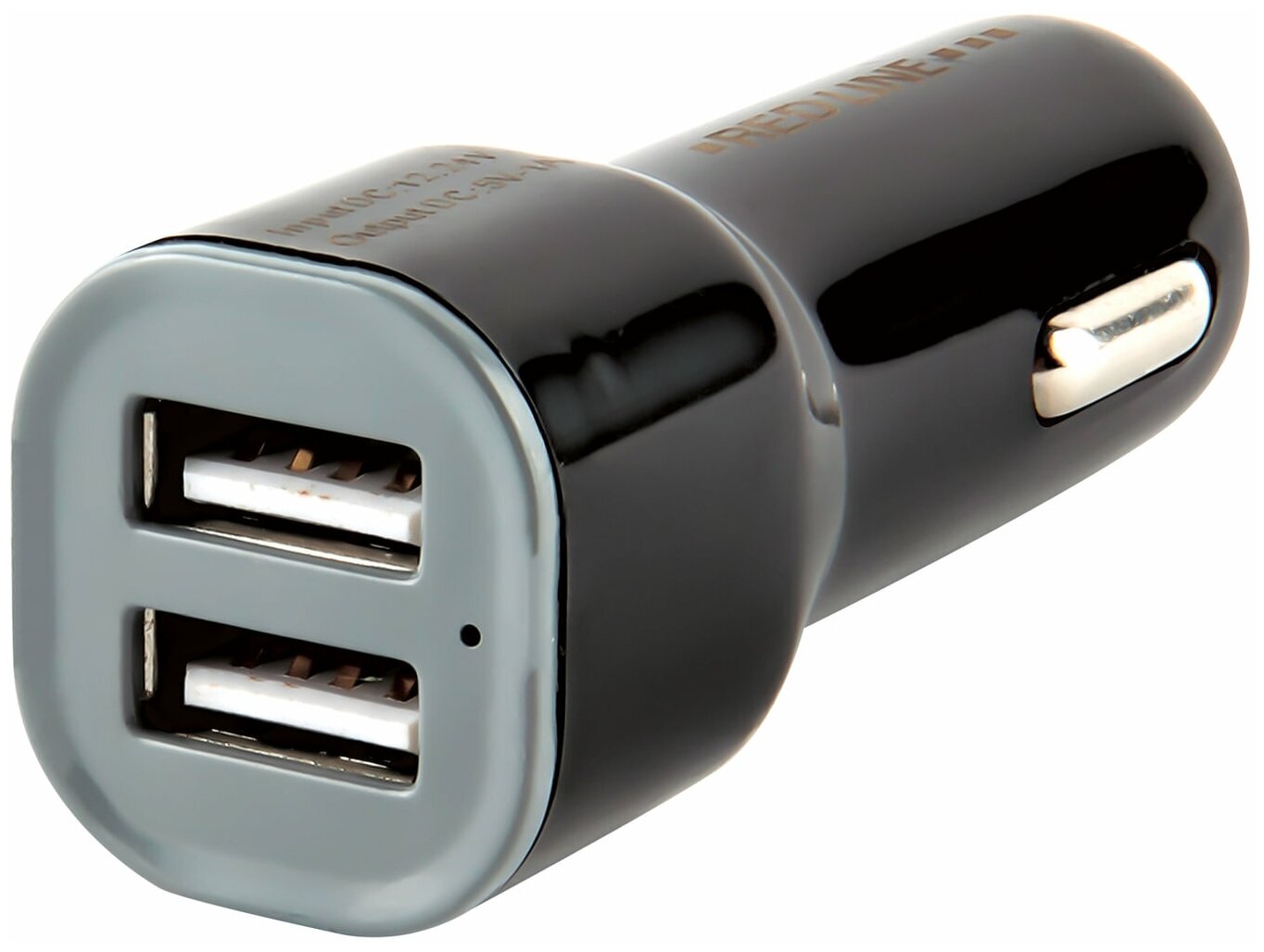 Зарядное устройство автомобильное RED LINE AC-1A, 2 порта USB, выходный ток 1А, черное, УТ000010345 - фотография № 5
