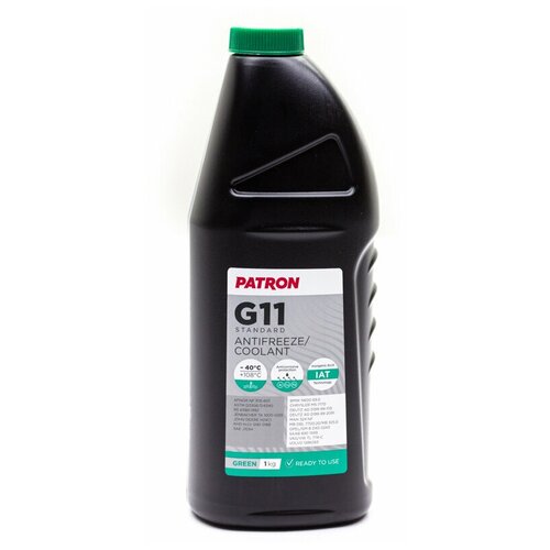 Антифриз PATRON зеленый G11 STANDARD, (-40C), 1 кг