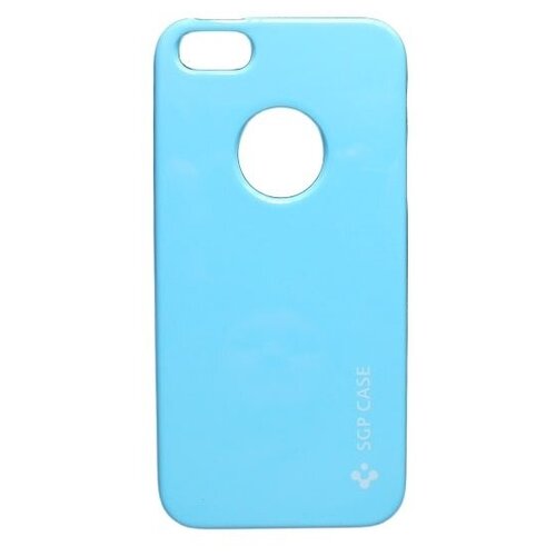 Накладка iPhone 5 SGP Ultra Thin Vivid, пластик, голубой