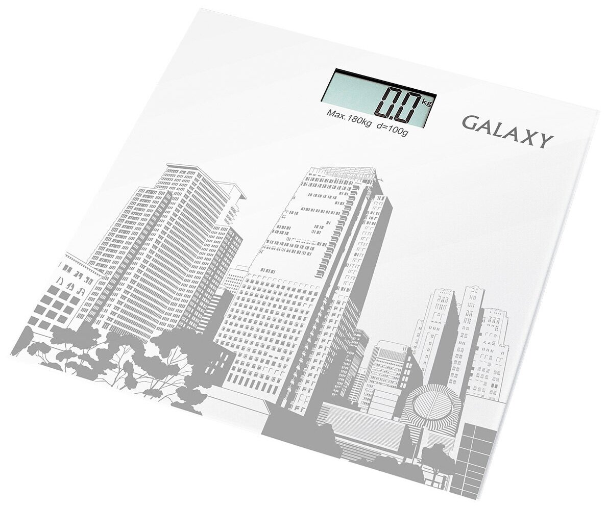GALAXY GL 4803 Весы напольные электронные, максимально допустимый вес 180 кг, элемент питания «CR2032» в комплекте, сверхточная электронная система, платформа из высокопрочного стекла, ЖК-дисплей, цен - фотография № 8