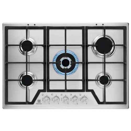 Газовая варочная панель Electrolux KGS 7536 SX серебристыйчерный 3708000₽