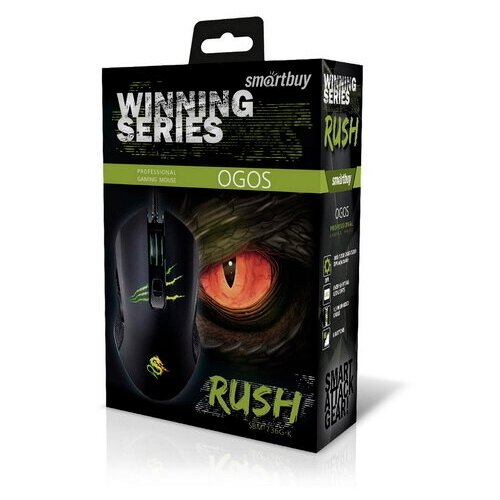 Проводная мышь игровая SmartBuy Rush SBM-736G-K Black 47500₽