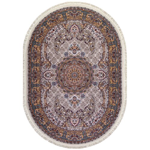 Ковёр Merinos Shahreza 240x330 овальный кремовый/бежевый D728