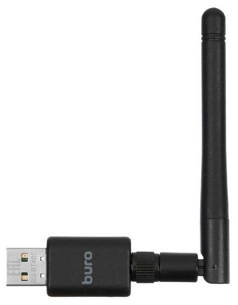 Адаптер USB Buro BU-BT40С Bluetooth 4.0+EDR class 1 100м черный