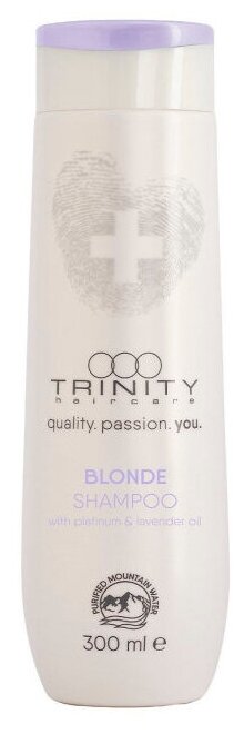Trinity Care Essentials Blonde Shampoo - Тринити Кейр Эссеншлс Блонд Шампунь для окрашенных и осветленных волос, 300 мл -