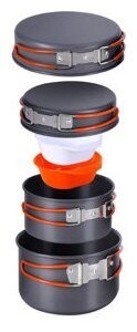 Набор портативной посуды Fire-Maple FMC-K7, на 2-3 чел.180х95mm, 170х75mm, 220х50mm,