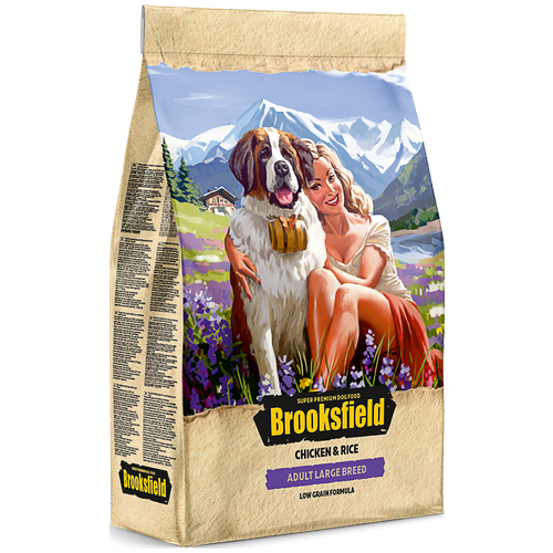 Сухой корм для собак BROOKSFIELD курица, с рисом 1 уп. х 1 шт. х 3 кг (для средних и крупных пород)