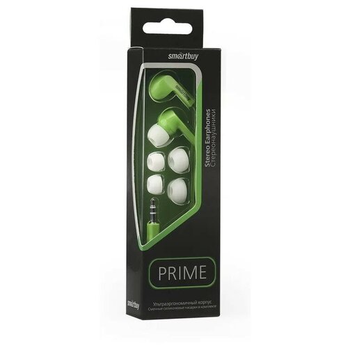 Стереонаушники внутриканальные Smartbuy Prime SBE-160 12м зеленые 35700₽