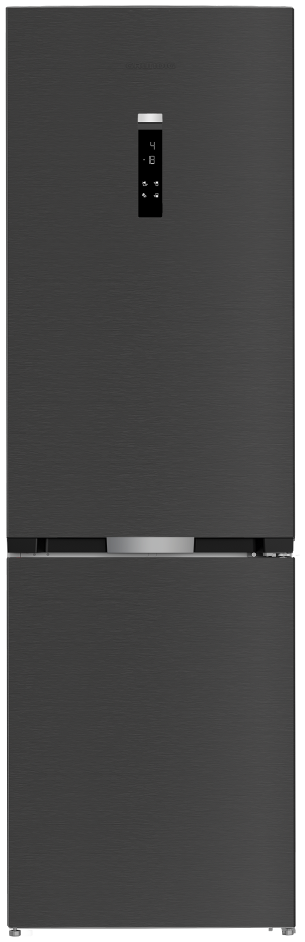 Двухкамерный холодильник Grundig GKPN66930FXD, No Frost, темно-серый