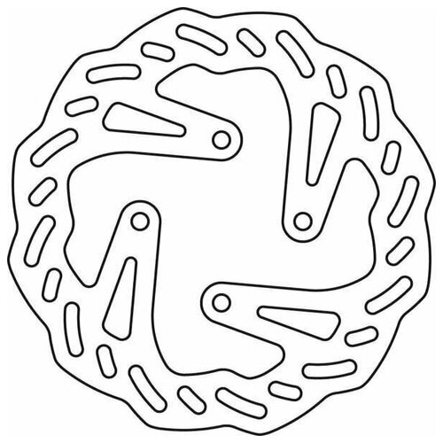 Диск тормозной задний SX