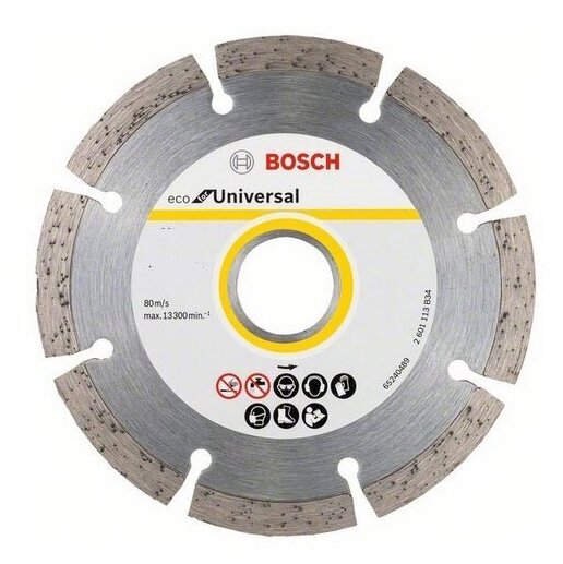 Диск алмазный BOSCH Eco Universal сегментный 125*20*7*2223 мм 2.608.615.028