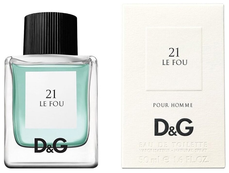 Dolce & Gabbana, 21 Le Fou, 50 мл, туалетная вода мужская