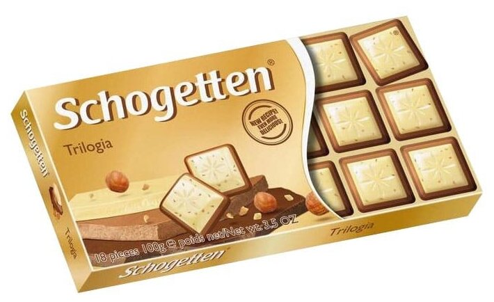 Шоколад Schogetten Trilogia 100 гр - фотография № 10