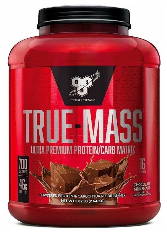 Bsn True-Mass (2,61 кг) Ванильное Мороженое