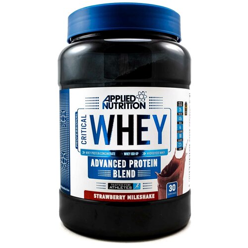 Сывороточный протеин Applied Nutrition CRITICAL Whey Клубничный коктейль 900 гр