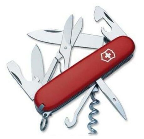 Нож Victorinox Climber, 91 мм, 14 функций, красный