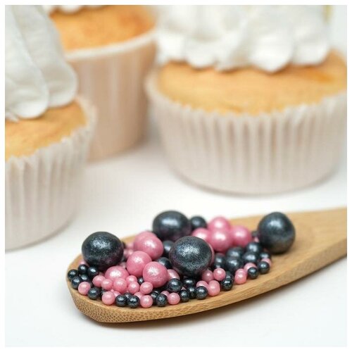 розовый, черный