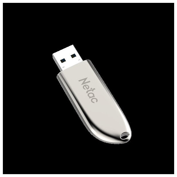 Флешка Netac U352, 16Gb, USB 3.0, Серебристый/Коричневый NT03U352N-016G-30PN - фото №2