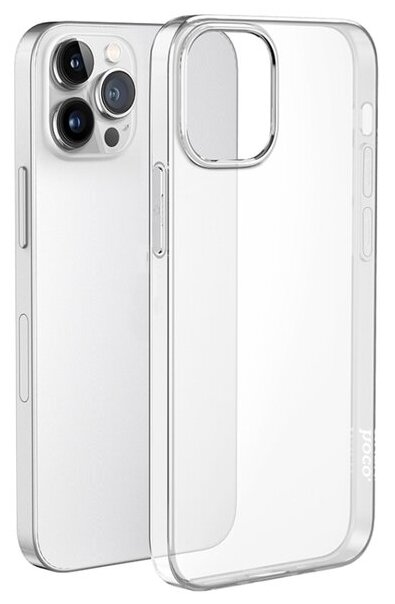 Силиконовый чехол HOCO Light для iPhone 14 Pro Max прозрачный