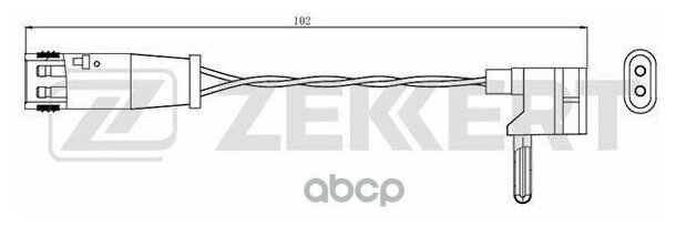 Датчик износа тормозных колодок ZEKKERT BS-8043 для Mercedes E-CLASS S211 W211 SL R171